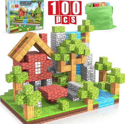 "Magnecraft" Building Block Adventure Set 100Pcs