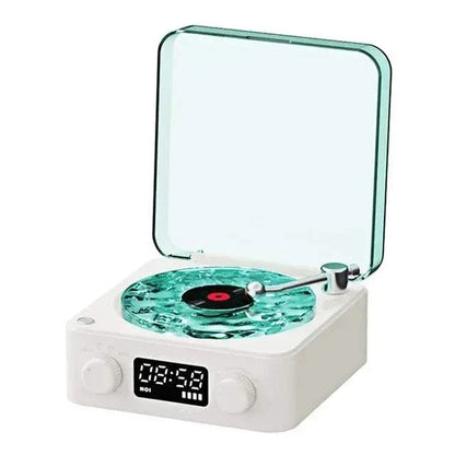 Waves Bluetooth Vintage Player with retro design, Bluetooth 5.0, and captivating lighting effects.